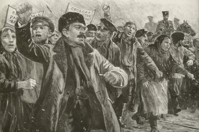 Leon Trotsky by English School
